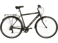 Apollo Belmont Mens 700c 21-Speed Hybrid Bike - 18" Medium - Black {Scratched}