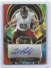 2025 Panini Select Tyler Biadasz #SIP-TBZ Prizm Auto /25 Commanders SP FAST SHIP