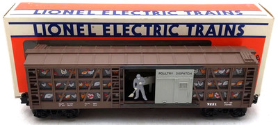 Lionel 6-9221 O Gauge Poultry Dispatch Operating Car #9221 NEW