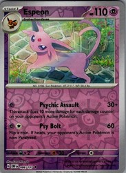 Espeon 086/197 Obsidian Flames Reverse Holo