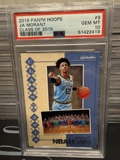 Panini 2019-20 NBA Hoops Class of 2019 Ja Morant RC #9 PSA 10