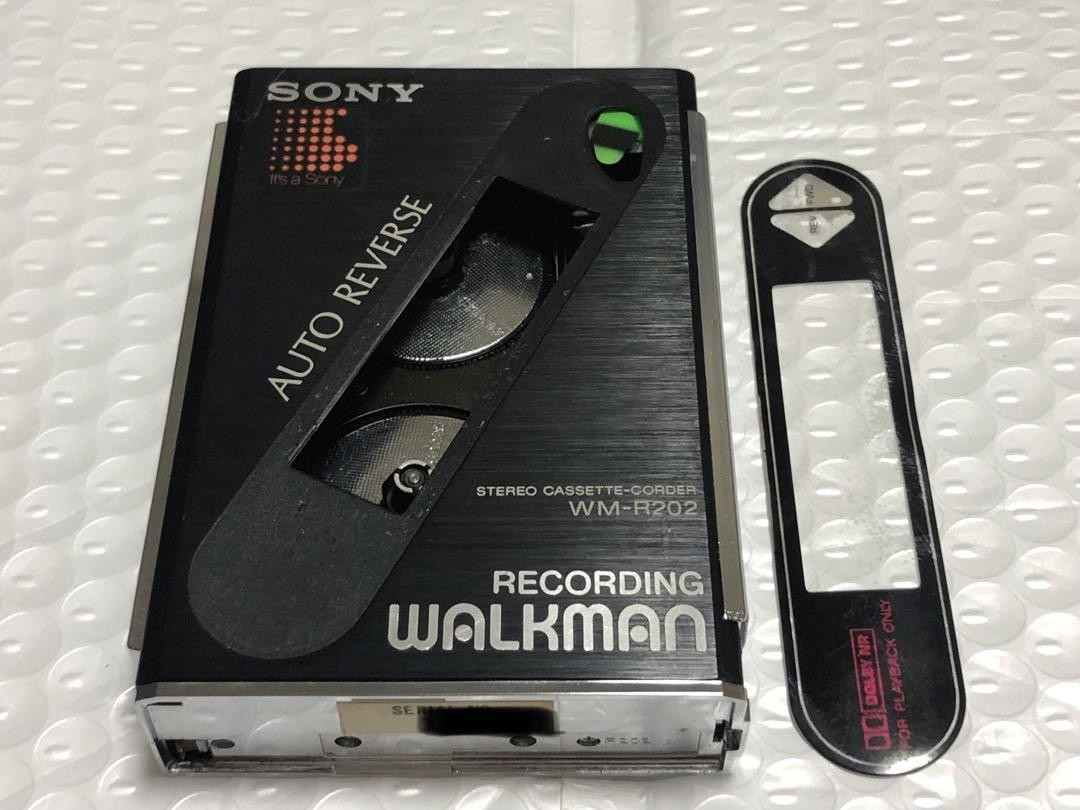 Sony WM-R202 Walkman Portable Cassette Play With Case Junk