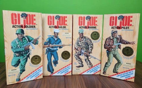 Hasbro G.I. Joe Limited Edition WWII Commemorative Figures 12" 1996