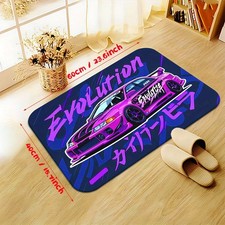 1pc Racing Pattern Hd Printed Door Mat Non-slip Bathroom Floor Mats Microfi 1pc Racing Pattern Hd Printed Door Mat Non-slip Bathroom Floor Mats Microfi