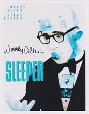 WOODY ALLEN signed SLEEPER color 8x10 w/ coa FUNNY MINI-POSTER IN ROBOT DISGUISE