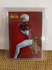 2022 Wild Card Matte #MB-55 Jalen Tolbert Red Parallel Rookie Card Dallas