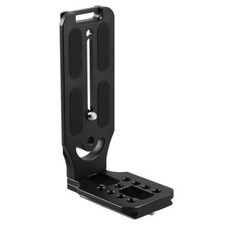 Aluminum Universal L-Bracket Quick Release Plate for DSLR Camera Tripod Head