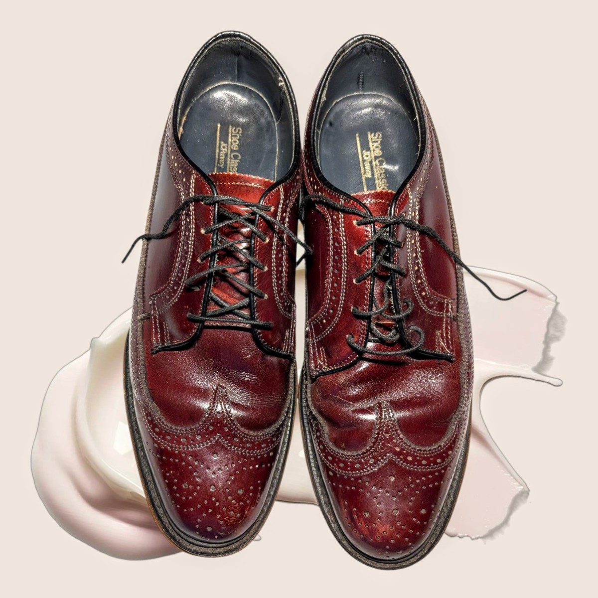 Jcpenney Discount Jcpenney Red Dress Shoes JC PENNEY Wing Tip - Main Image