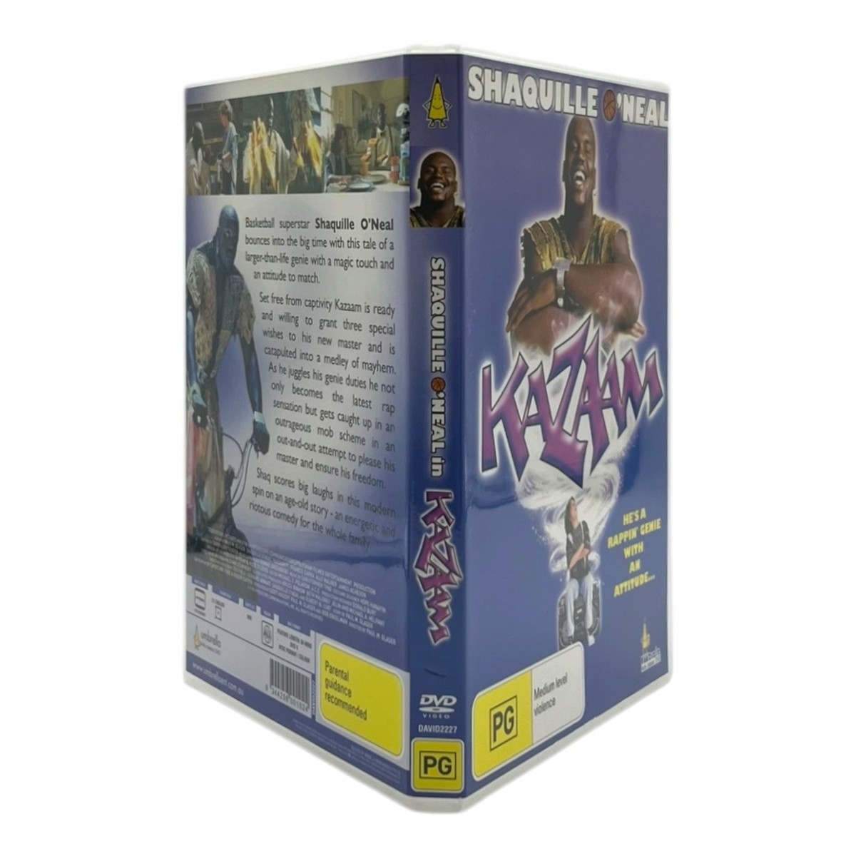 Kazaam DVD [Shaquille O'Neal Fantasy Kids Family Movie, 1996