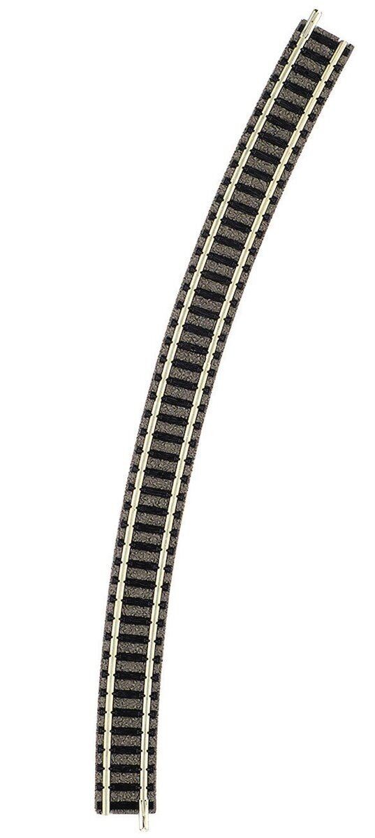 Fleischmann Spur N 9135 Gebogenes Gleis mit Bettung 430 mm R4 30° Schiene 1:160