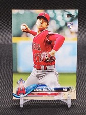 2018 Topps Update Series Shohei Ohtani Pitching Rookie Card #US1. rookie card picture