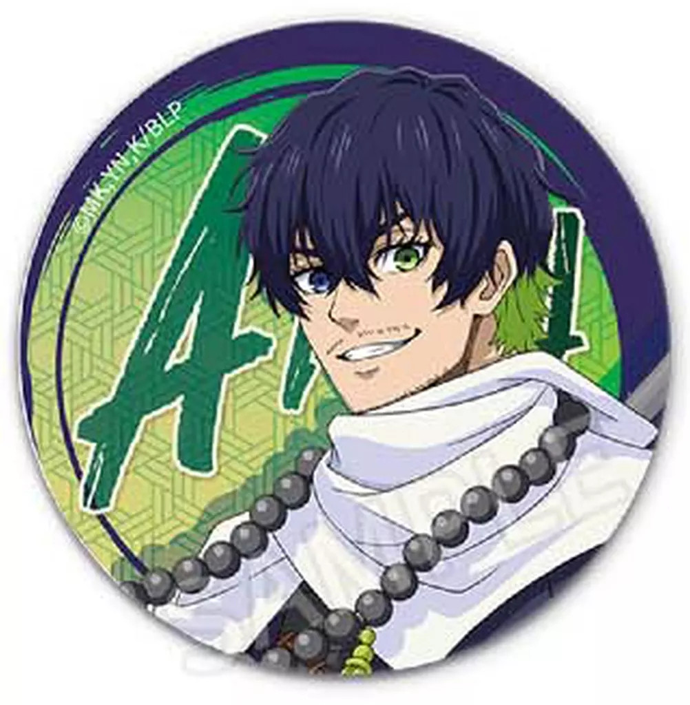 A Oliva Blue Lock Badge Canhols Aizora Anime Trading Holo Collectible