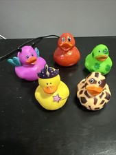 Lot Of 5 Rubber Ducks