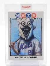 PETE ALONSO 2021 TOPPS PROJECT 70 BY ALEX PARDEE #355 METS Q3628