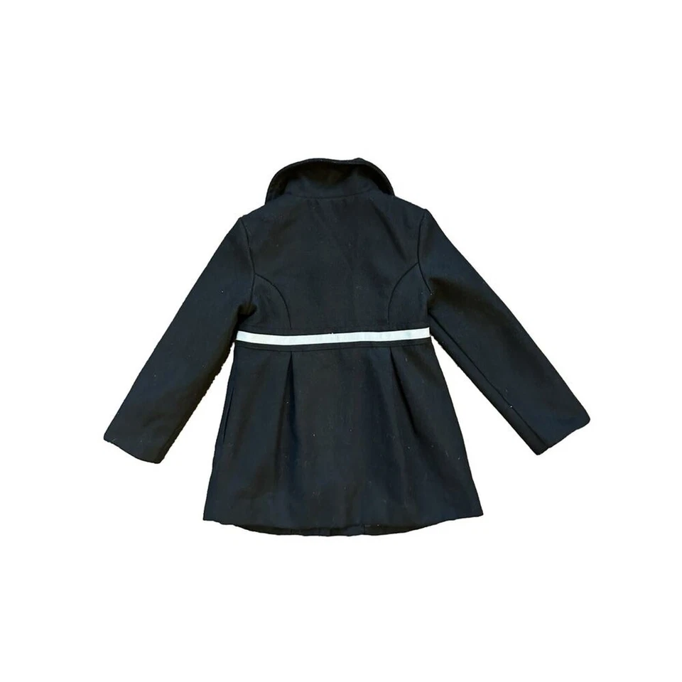 Abrigo Olivia For Gymboree Negro‎ Guisante Talla Pequeña, 5-6 Foto 3 de 4