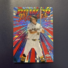 Nick Kurtz Power Players #PP-30 2025 Topps Chrome Update Athletics