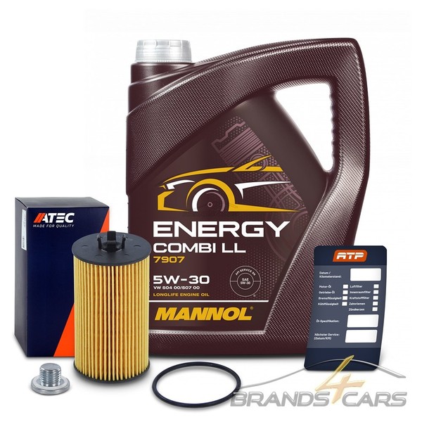 Atec ÖLfilter +5L 5W-30 FÜR Chevrolet Opel Adam Astra H J Corsa D E Mokka Zafira-image