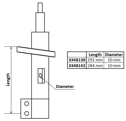 Amortisseur KYB 3348139 pour éliminer bruits et vibrations avant