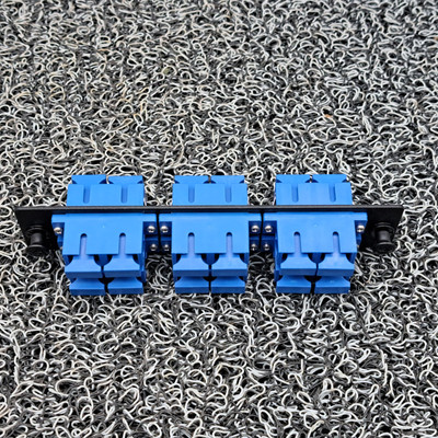 Black Box JPM412A-R2  Six Duplex SC Pairs Fiber Adapter Panel