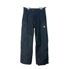 Kids Spyder Black Ski Snowboard Pants Insulated Waterproof Size 14 Snow
