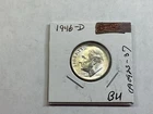 1946 D Roosevelt 90% Silver with Full Torch & Bands from  Denver Mint 090925 37q