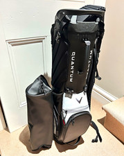 Callaway Staff Quantum 14-Way Stand Golf Bag Black/Grey/White Brand new, unused