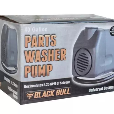 #ad BLACK BULL Pro Duty 40 Gal. Parts Washer Replacement Pump 2.6 3.2 GPM Solvent $55.99