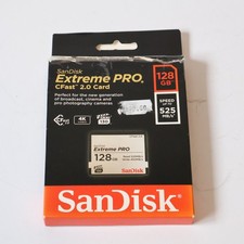 SanDisk Extreme PRO CFast 2.0 128GB Card Speed Up to 525MB/s -Canon,  Blackmagic