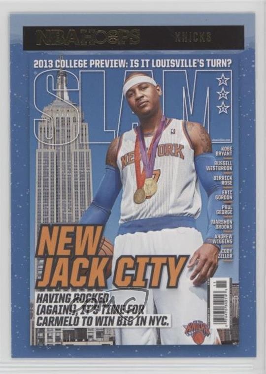 2020-21 Panini NBA Hoops Slam Winter Carmelo Anthony #3 HOF 11t8