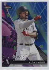 2021 Topps Finest Purple/Aqua Vapor Refractor /250 Eloy Jimenez #23 0q3