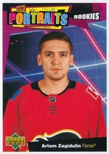 2020-21 Upper Deck UD Portraits Rookies ARTEM ZAGIDULIN #P-88 Calgary Flames RC