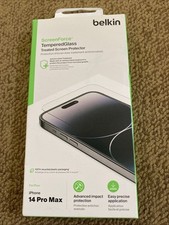 Belkin Screen Force Tempered Glass Treated Screen Protector 14 Pro Max Free Ship