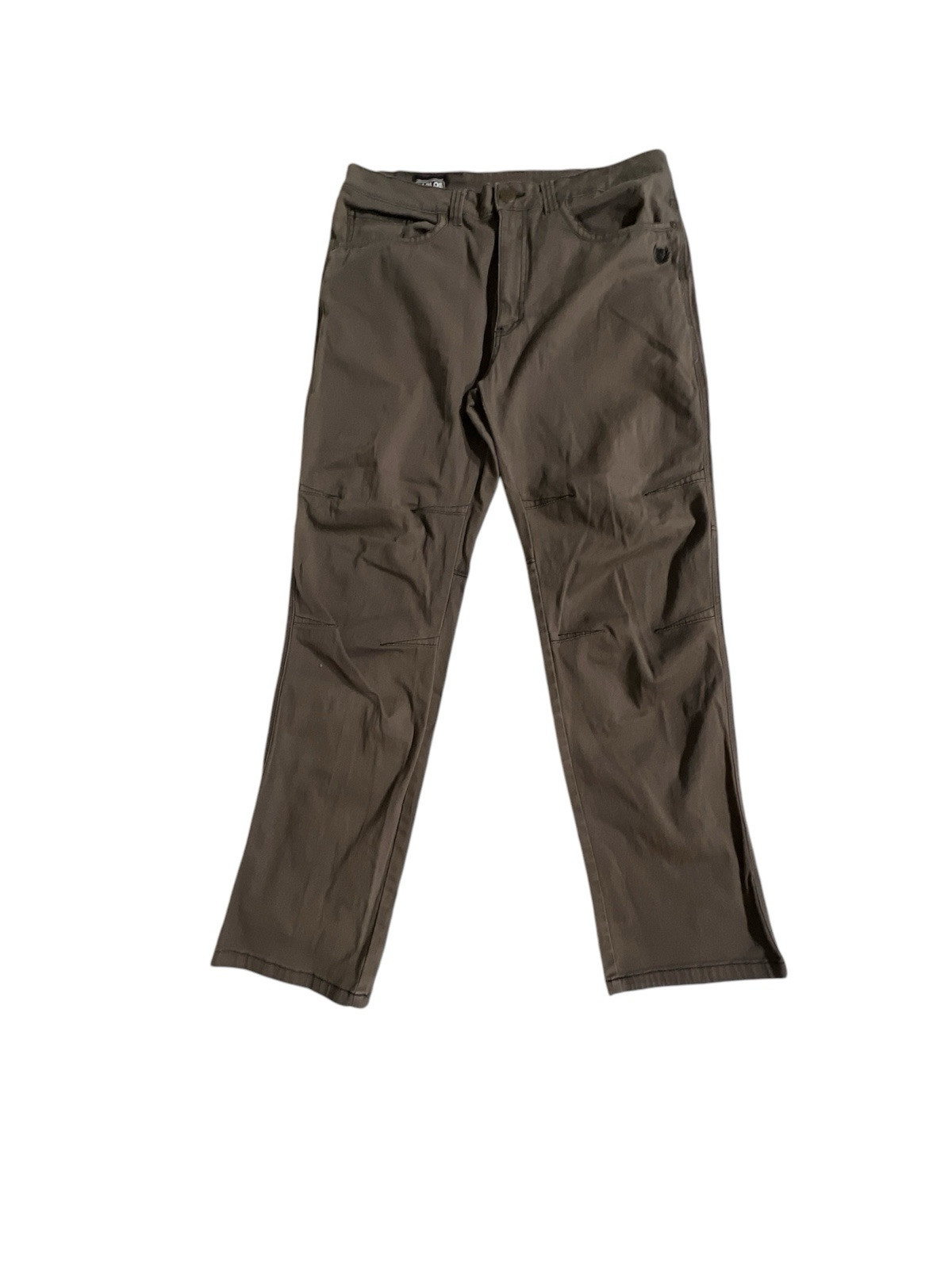 Carlos Ray TD Pants Brown Men's 34X30 Tactical Stretch Utility Outdoor 9 Pockets