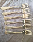 Wallace Washington Sterling Forks Lot of 6.  Scrap Or Use. 188 grams No Monogram