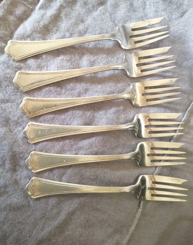 Wallace Washington Sterling Forks Lot of 6.  Scrap Or Use. 188 grams No Monogram