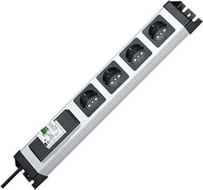Kopp 228120012 Steckdosenleiste 4fach Grau, Schwarz Schutzkontakt Neu & OVP