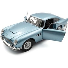 ASTON MARTIN DB5 LIGHT METALLIC BLUE 1964 - SOLIDO 1:18 SCALE DIECAST MODEL