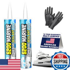 5200 Marine Sealant Fast-Cure 30 Mins for Boats  RVs - Waterproof, UV