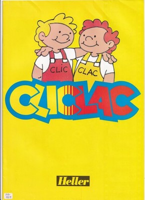 Heller ClicClac ''14 Neuheiten 1983'' Modellbau Spielzeug Flyer Prospekt (16 S.)