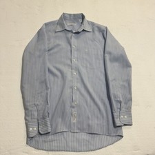 Christian Dior Chemises Shirt Mens 14 1/2 Striped Vintage Button Up