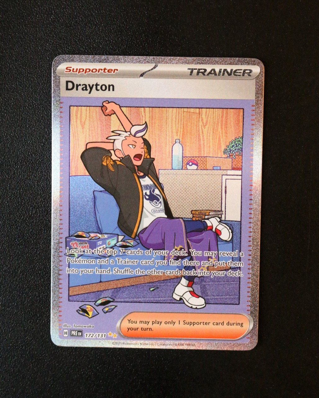 Pokémon Card Drayton 172/131 Prismatic Evolutions Special Illustration Rare NM ⭐