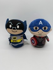 Hallmark Itty Bittys DC Comics Batman Marvel Captain America Mini Plush Beanbag