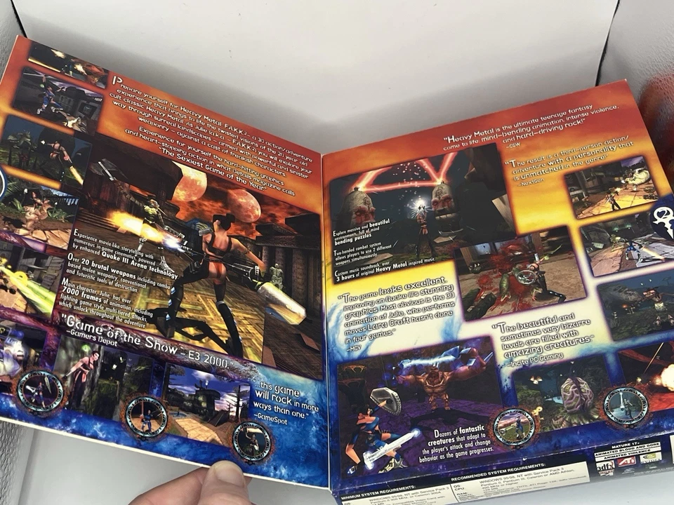 Heavy Metal Fakk 2 Big Box For PC. 2000 RARE - Image 3 of 4