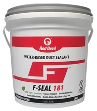 1 Gallon Fiber Reinforced HVAC Duct Sealant UL 181 A M B M Certified F-Seal 181
