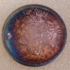 1 oz .999 Morgan Trade Unit – Beautifully Rainbow Toned Obverse – Silver Round