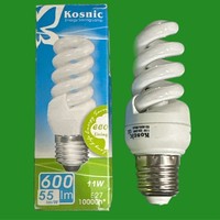 11W (=50W) Kosnic Cfl Spiral GlüHbirne, Edison Schraube Es E27 6500K Tageslicht