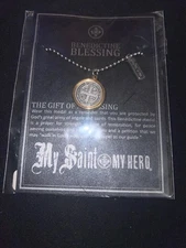 My Saint My Hero Benedictine Blessing Necklace New Sealed