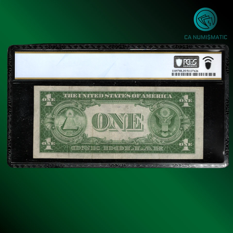 Fr 1610 1935A $1 Dollar Silver Certificate Experimental "S", PCGS 35, 01215 - Image 2 of 2