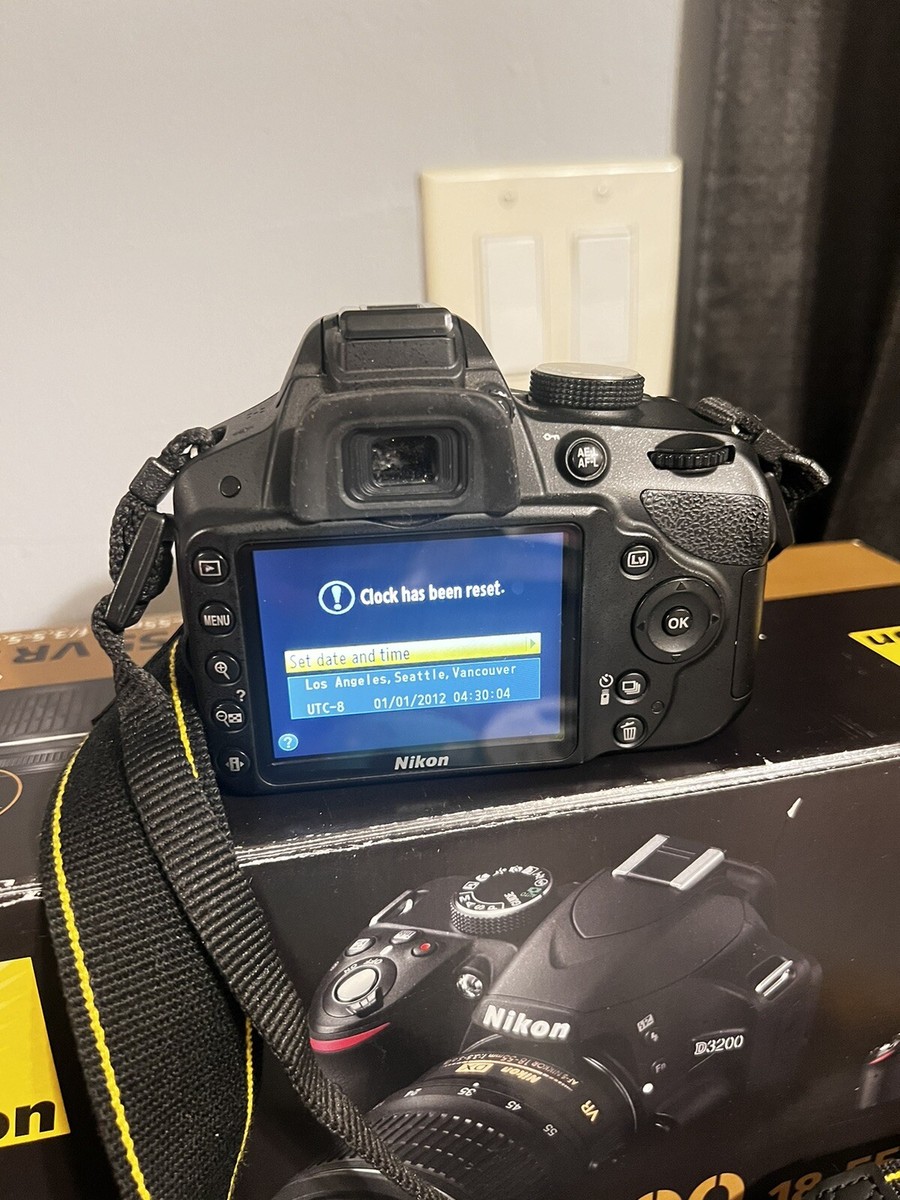 NIKON　D3200 18-55VRKit Nikon D3200 18-55VR Kit Black | eBay