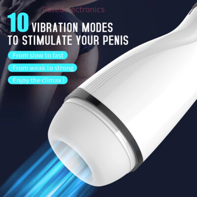 Automatic Male Masturbator Cup - Hands-Free Electric Stroker With Vibration, USB Charging & Waterproof Design